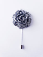 Load image into Gallery viewer, Rose Rhinestone Lapel Pin
