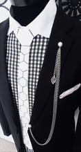 Load image into Gallery viewer, White Shiny Acrylic Necktie
