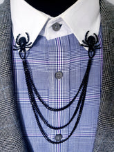 Load image into Gallery viewer, Spider Collar Chain Lapel Pin
