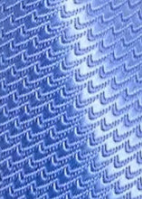 Load image into Gallery viewer, Men&#39;s Blue Silk Necktie Square Cufflink Set
