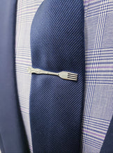 Load image into Gallery viewer, Silverware Fork Tie Bar
