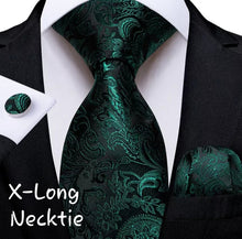 Load image into Gallery viewer, Men&#39;s Luxurious Silk Necktie Set 
