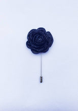 Load image into Gallery viewer, Rose Rhinestone Lapel Pin
