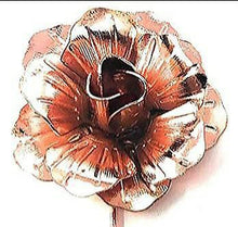 Load image into Gallery viewer, Rose Flower Metal Gold Brooch Lapel Pin
