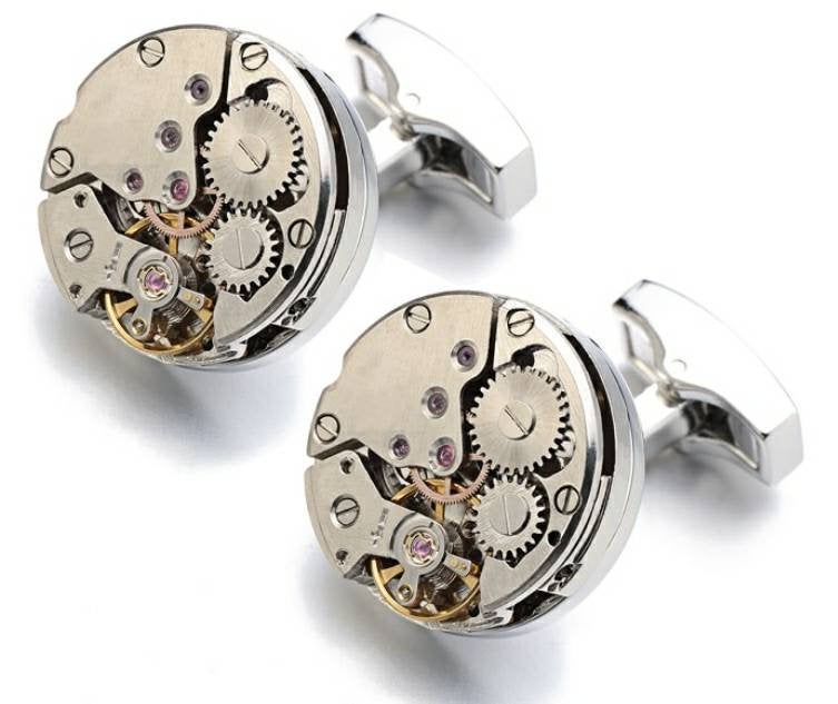 Mechanical Watch Cufflinks 
