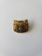 Load image into Gallery viewer, Clasp Badge Owl Lapel Pin 
