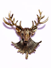 Load image into Gallery viewer, Brooch Pin Deer Head Lapel Pin
