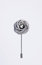 Load image into Gallery viewer, Swirling Crystal Lapel Brooch Pins
