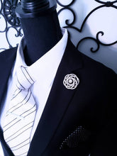 Load image into Gallery viewer, Swirling Crystal Lapel Brooch Pins
