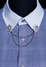 Load image into Gallery viewer, Crystal Star Collar Chain Pin
