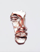 Load image into Gallery viewer, Metal Half Face Lapel Brooch Pin
