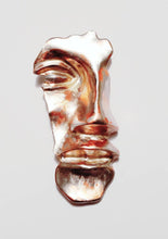 Load image into Gallery viewer, Metal Half Face Lapel Brooch Pin
