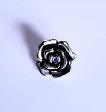 Load image into Gallery viewer, Metal Rose Flower Lapel Pin
