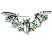Load image into Gallery viewer, Stunning Abalone Shell Bat-shaped Brooch
