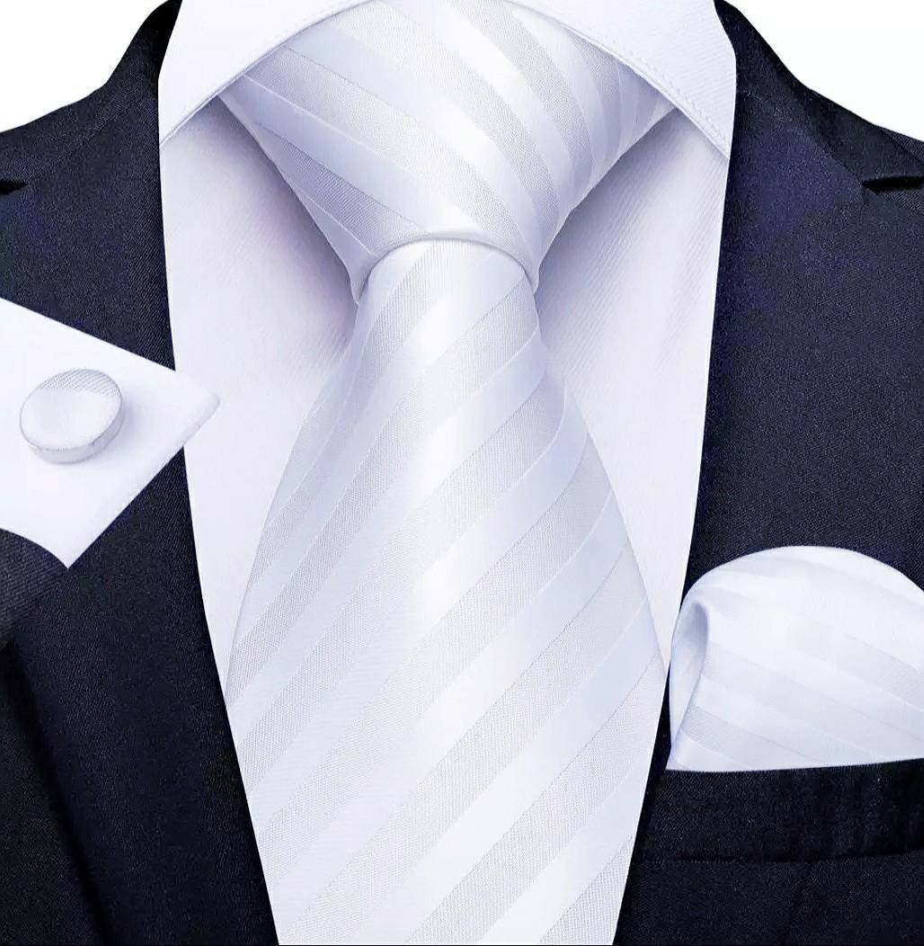 3 Pcs Men's Silk Necktie Set