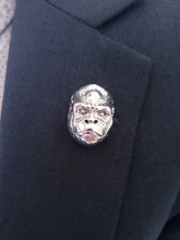 Load image into Gallery viewer, Eye-catching Gorilla Crystal Lapel Pin
