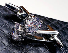 Load image into Gallery viewer, Swarovski Crystal Studs Cufflinks
