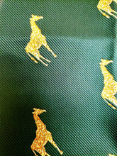 Load image into Gallery viewer, Men&#39;s Gold Zebra Classic Silk Tie Necktie Set
