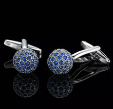 Load image into Gallery viewer, Men&#39;s Classical Crystal Cufflinks
