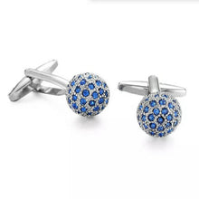 Load image into Gallery viewer, Men&#39;s Classical Crystal Cufflinks
