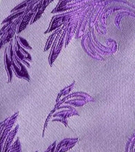 Load image into Gallery viewer, Men&#39;s Purple Necktie Pocket Square Cufflink Set
